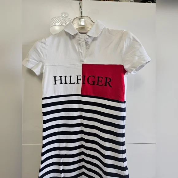 Tommy Hilfiger Nautical Striped Mini Polo Dress - Picture 3 of 9